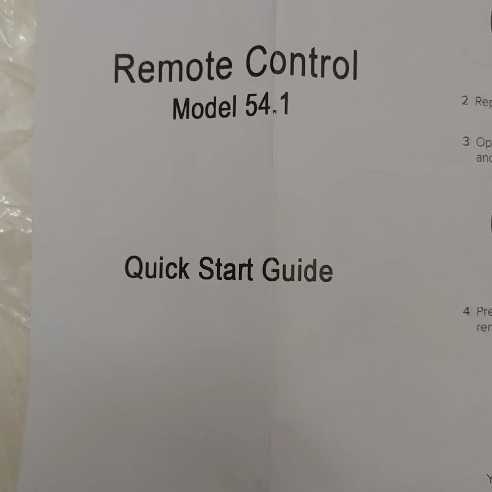 Satellite TV 54.0 UHG 2G Remote Control